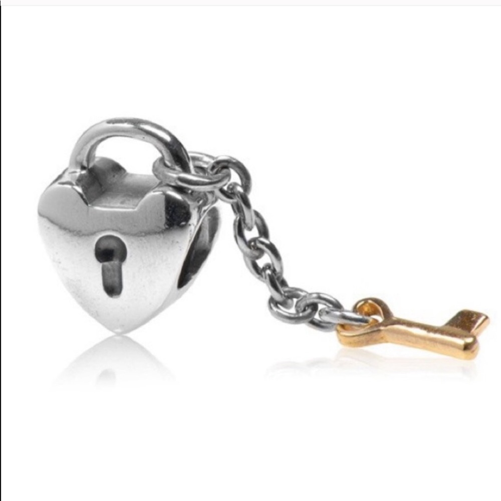 Authentic Pandora Bracelet with 4 Pandora Charms - Picture 10 of 12